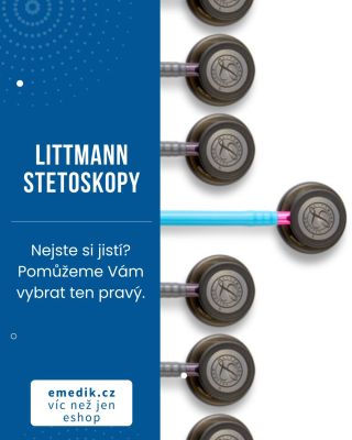 Stetoskop Littmann není jen prémiový diagnostický nástroj. Je to přesnost, důvěra a jistota. 🔹 Vynikající akustické...
